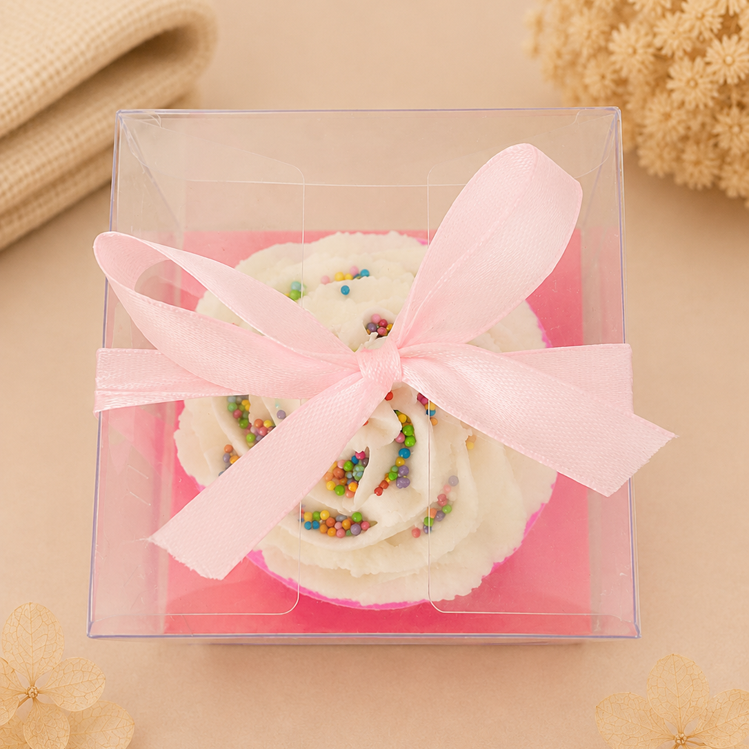 Strawberry Birthday Cake Bath Bomb