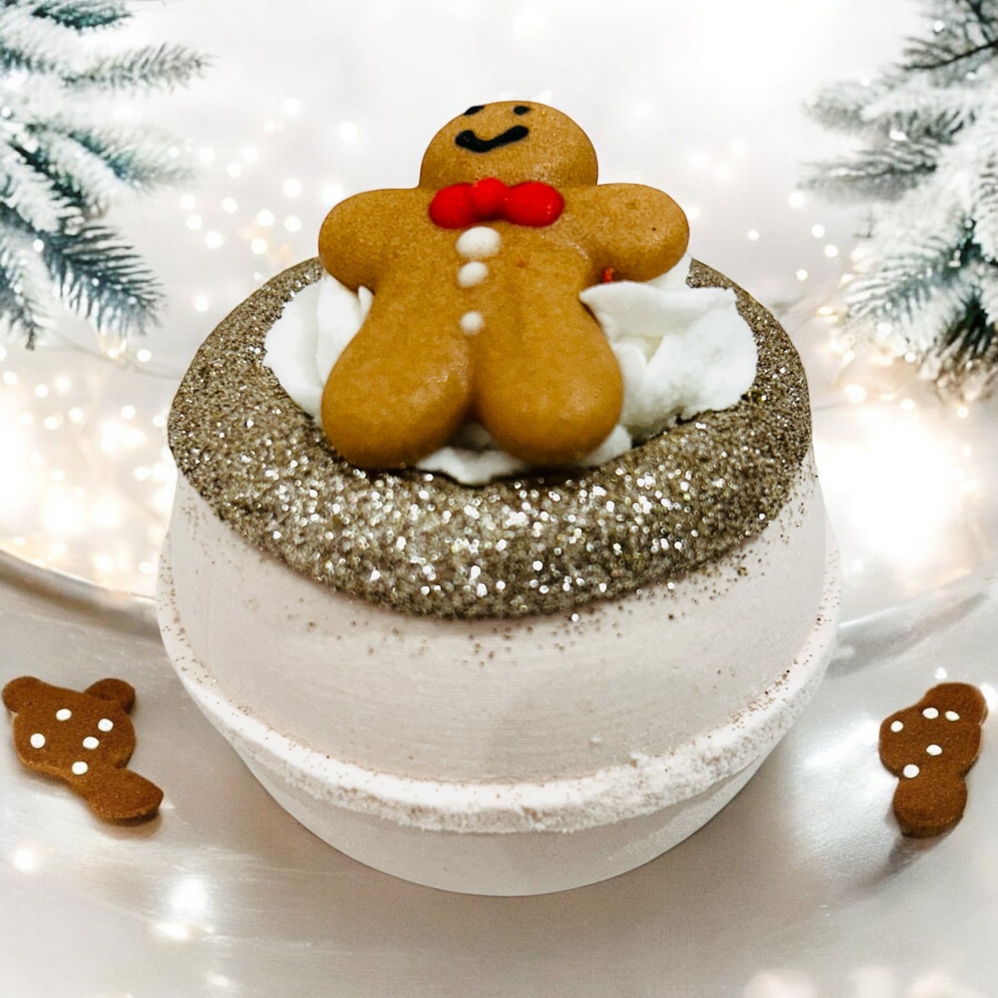 Gingerbread Man Bath Bomb