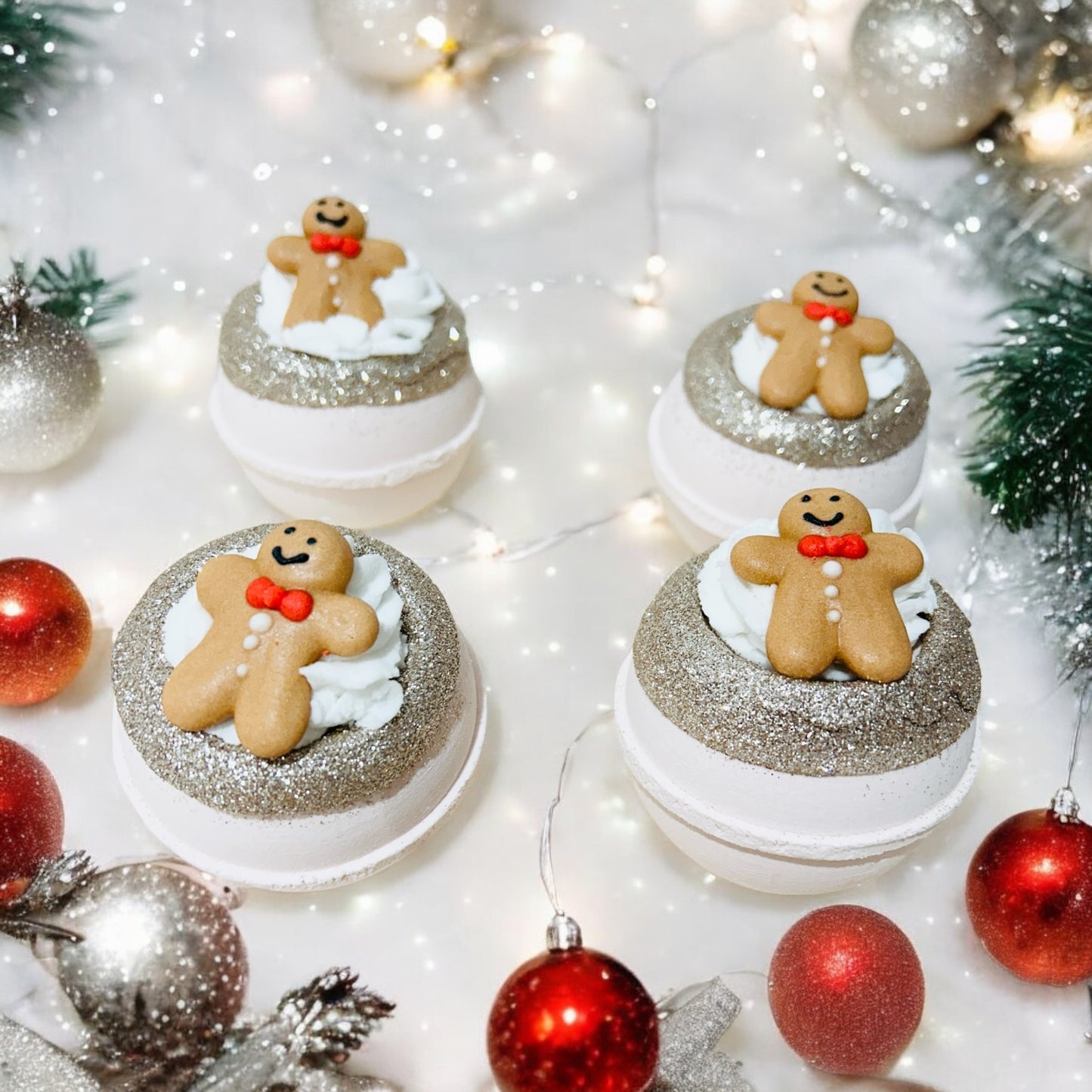 Gingerbread Man Bath Bomb