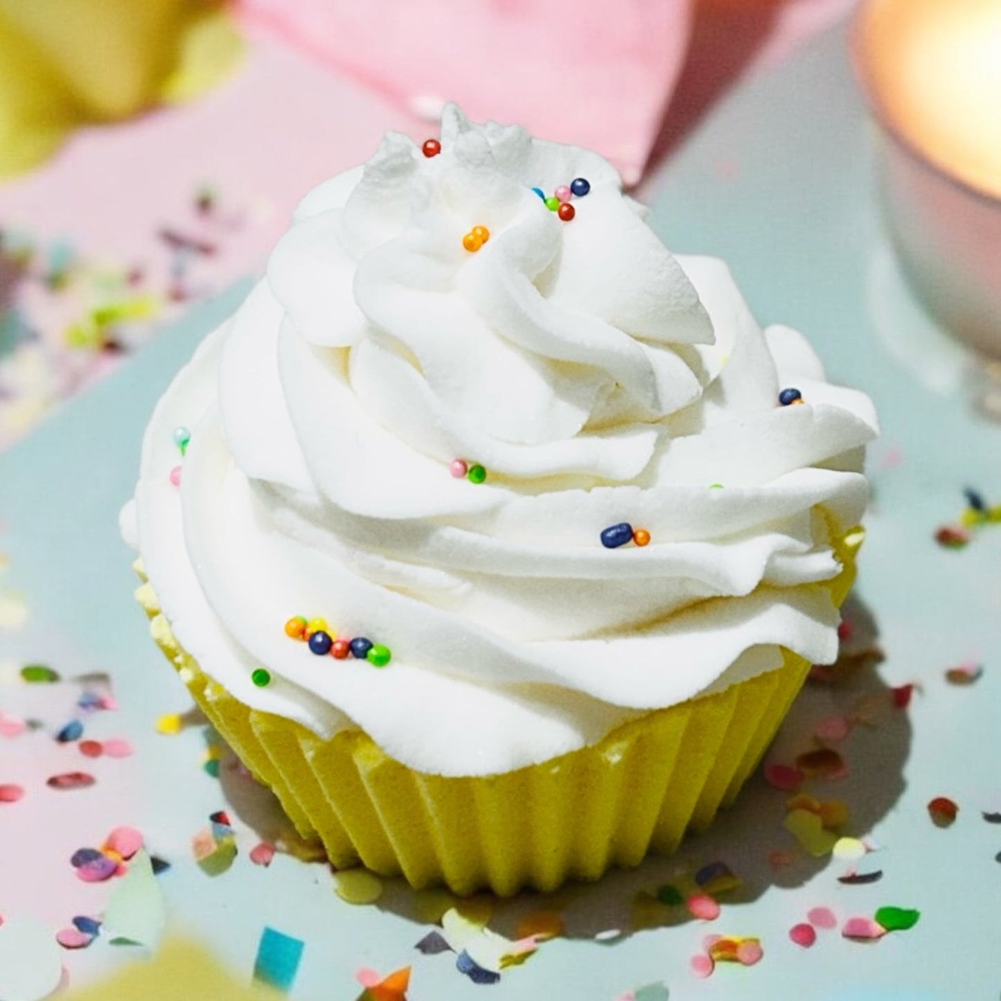 Lemon Birthday Cake Bath Bomb