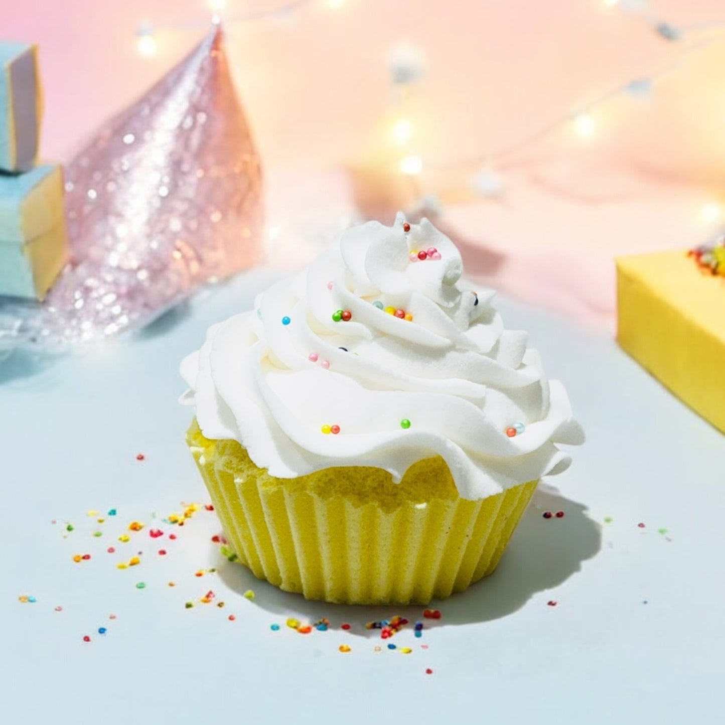 Lemon Birthday Cake Bath Bomb