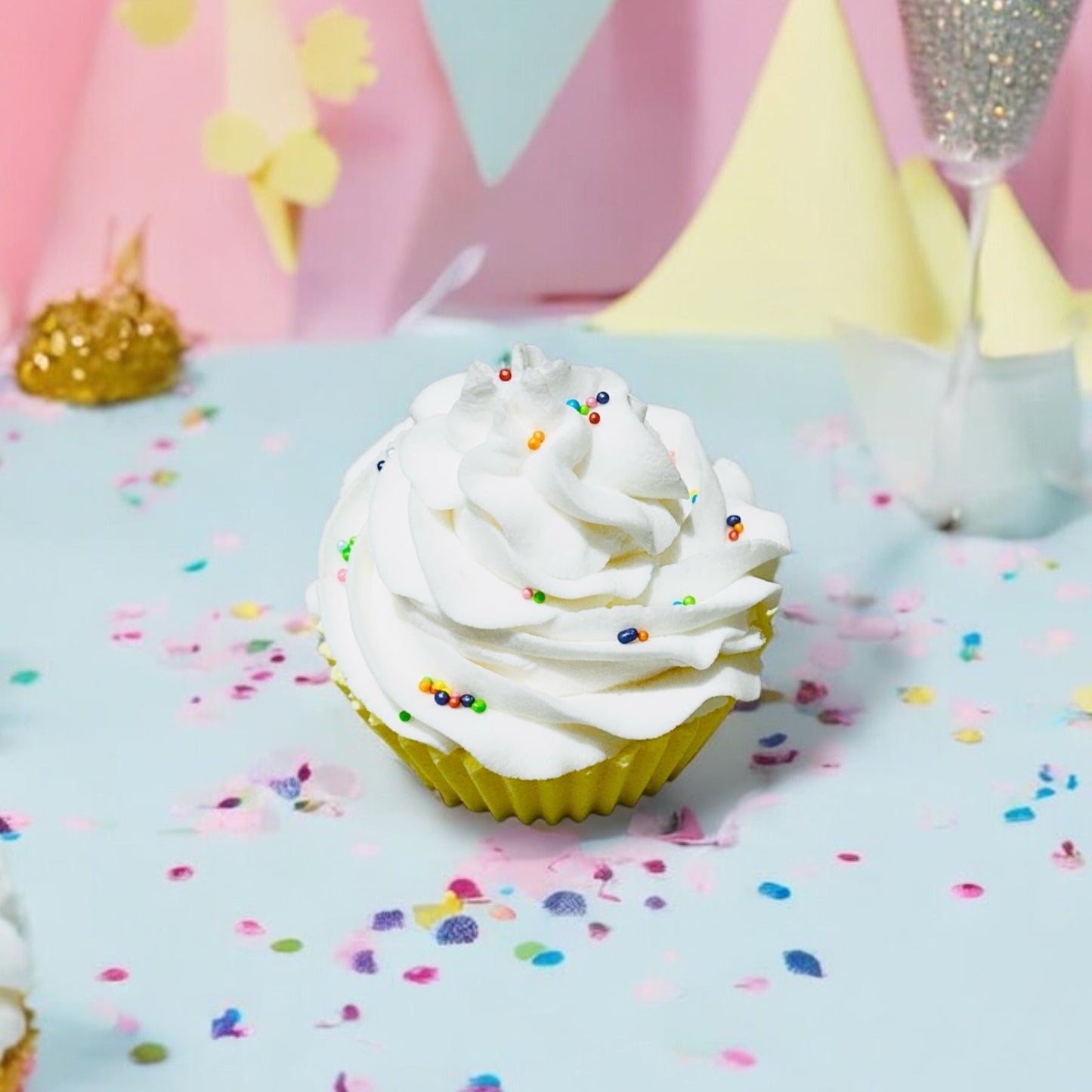 Lemon Birthday Cake Bath Bomb