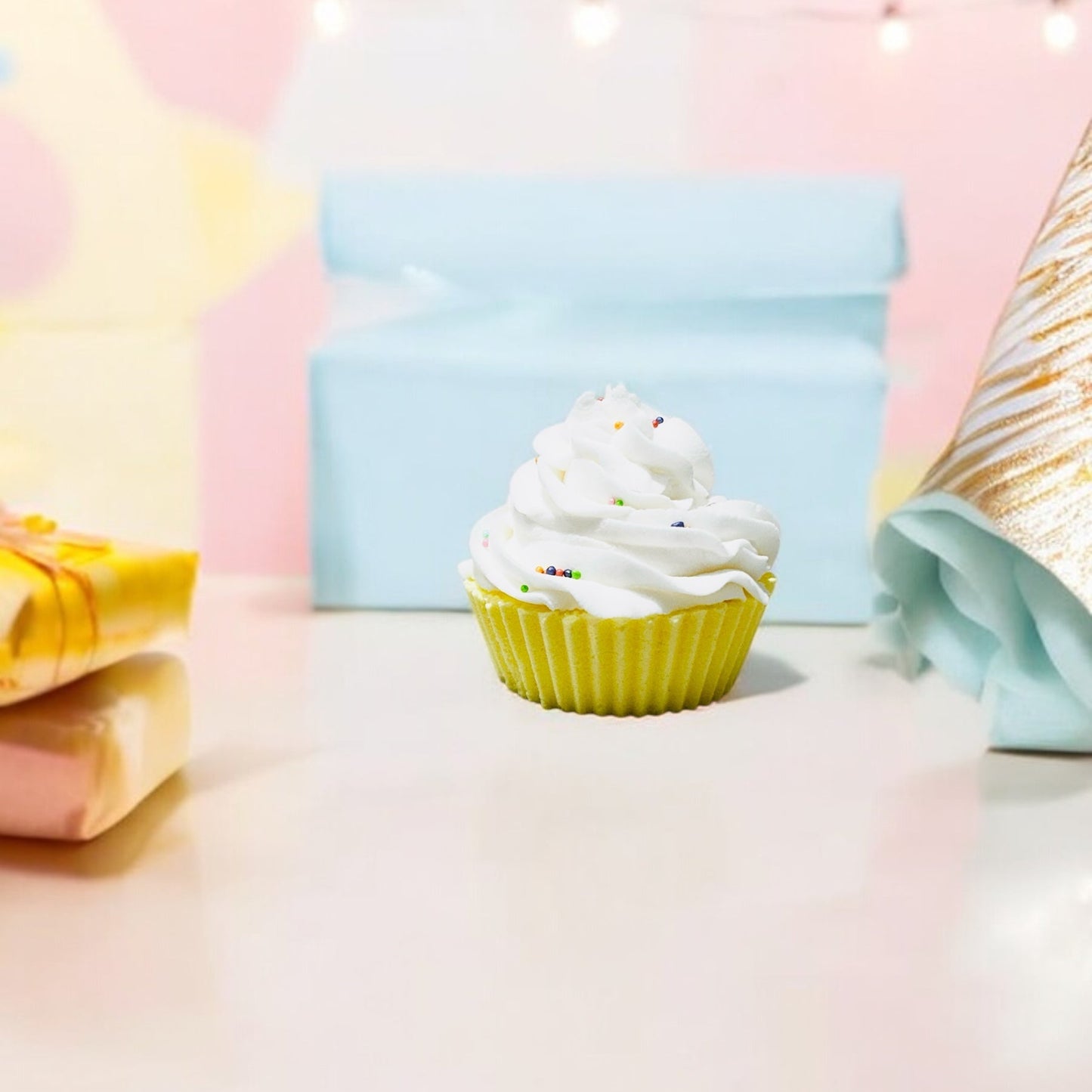 Lemon Birthday Cake Bath Bomb