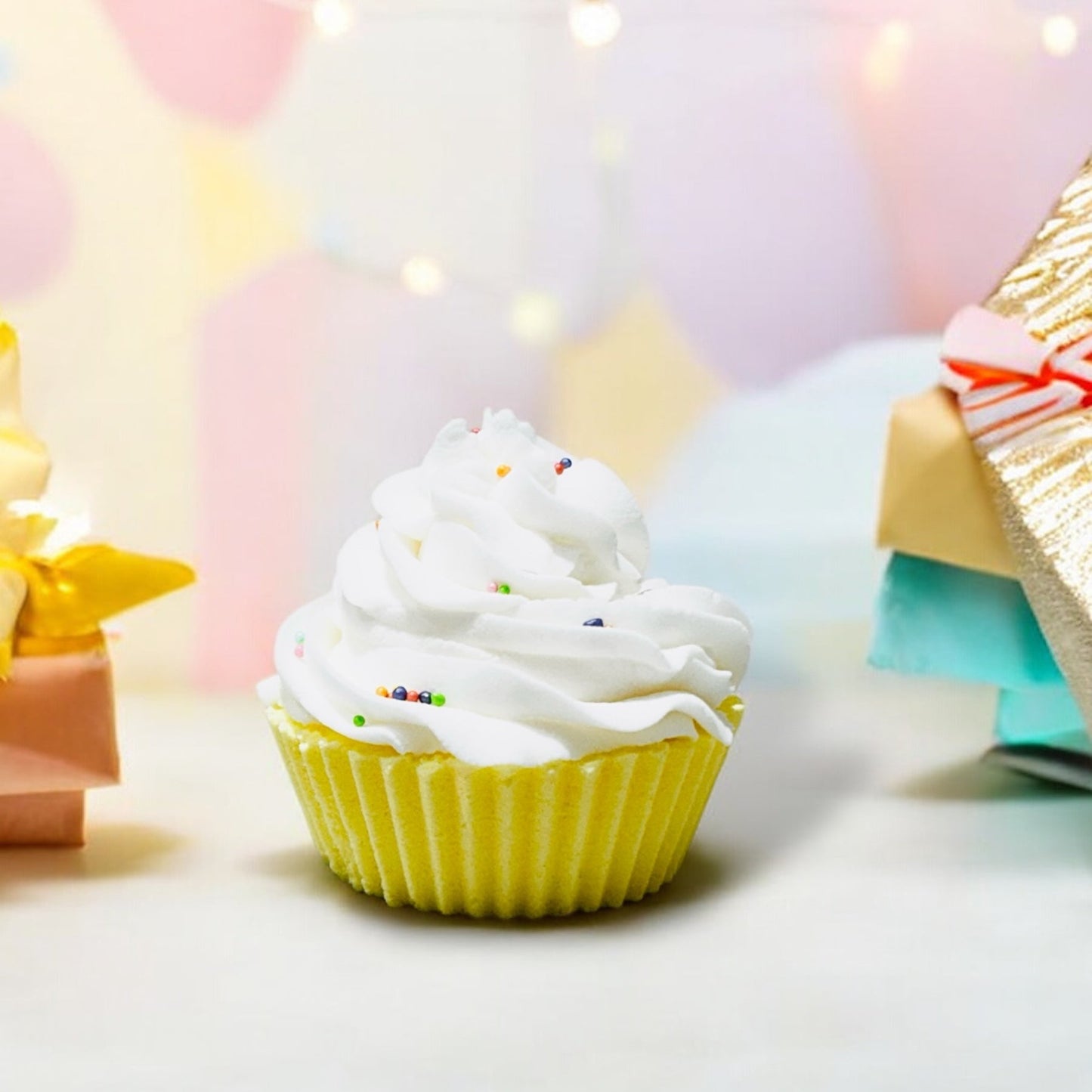 Lemon Birthday Cake Bath Bomb