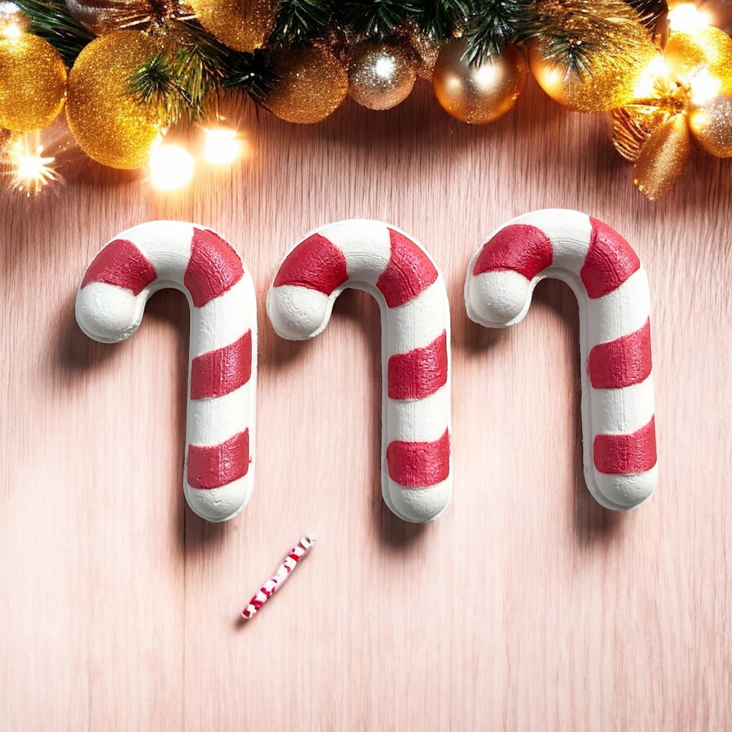 Candy Cane Bath Bomb