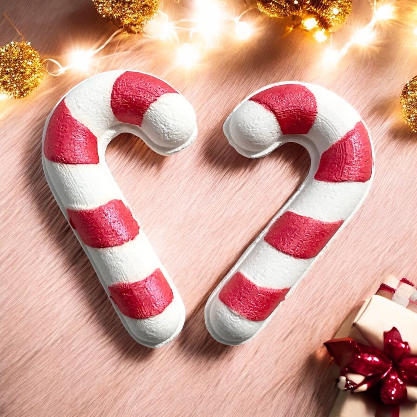 Candy Cane Bath Bomb