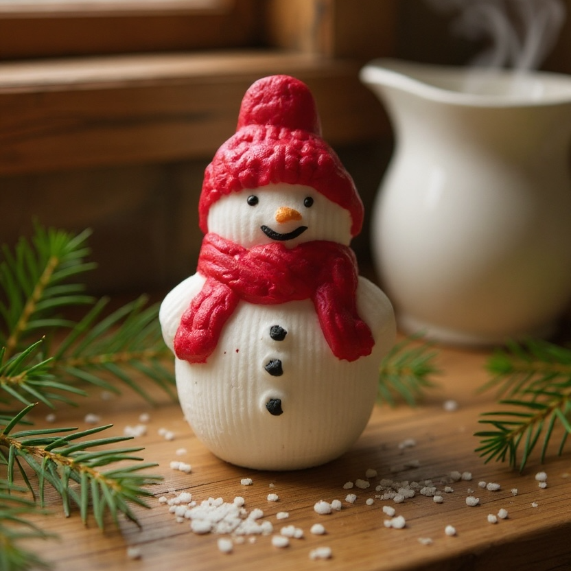 Red Snowman Bath Bomb