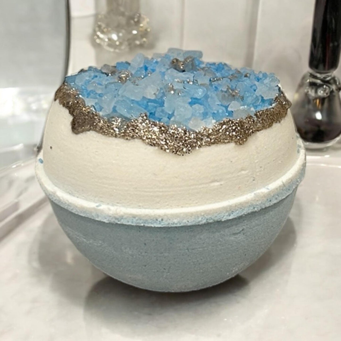 Azurite Geode Bath Bomb