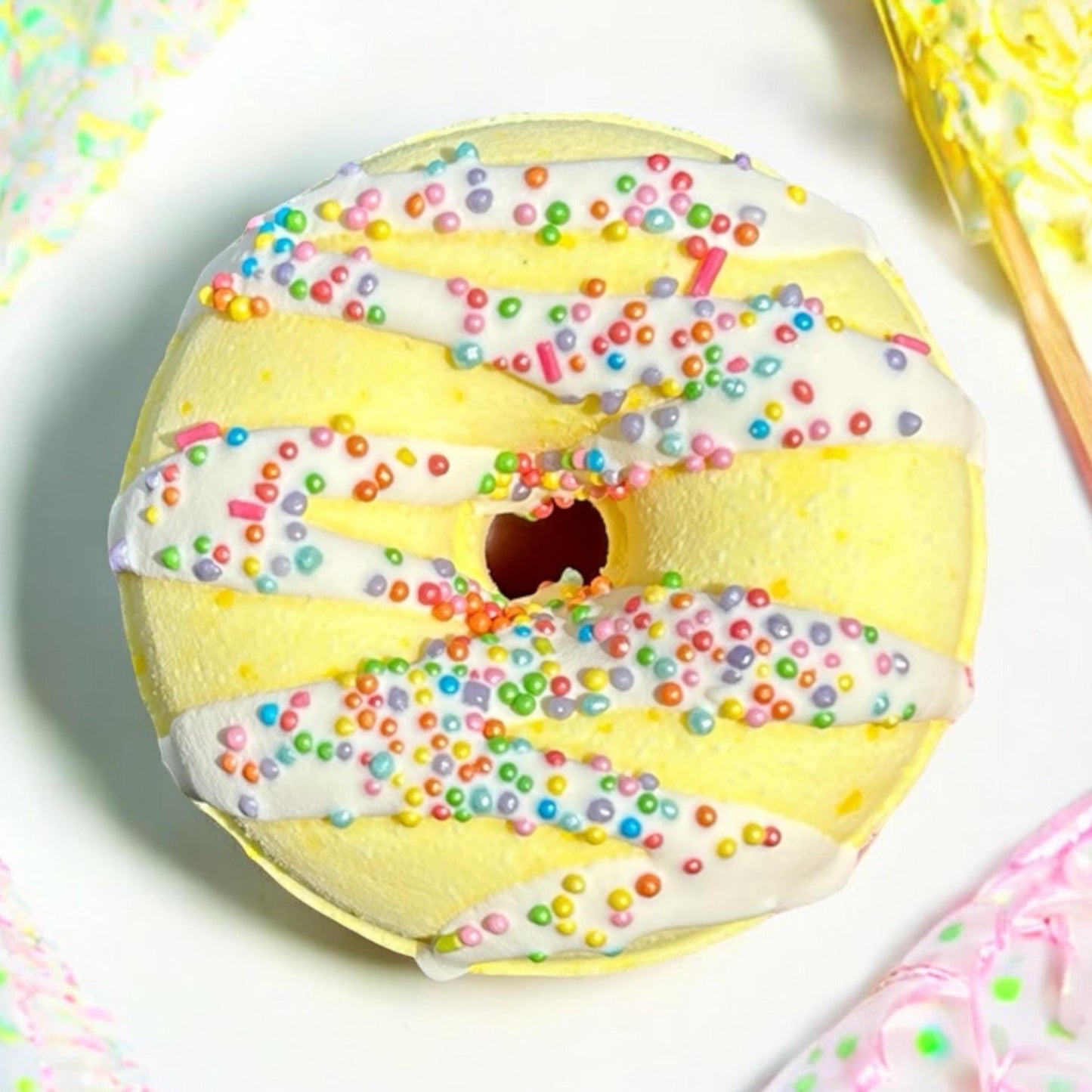 Yellow Donut Bath Bomb