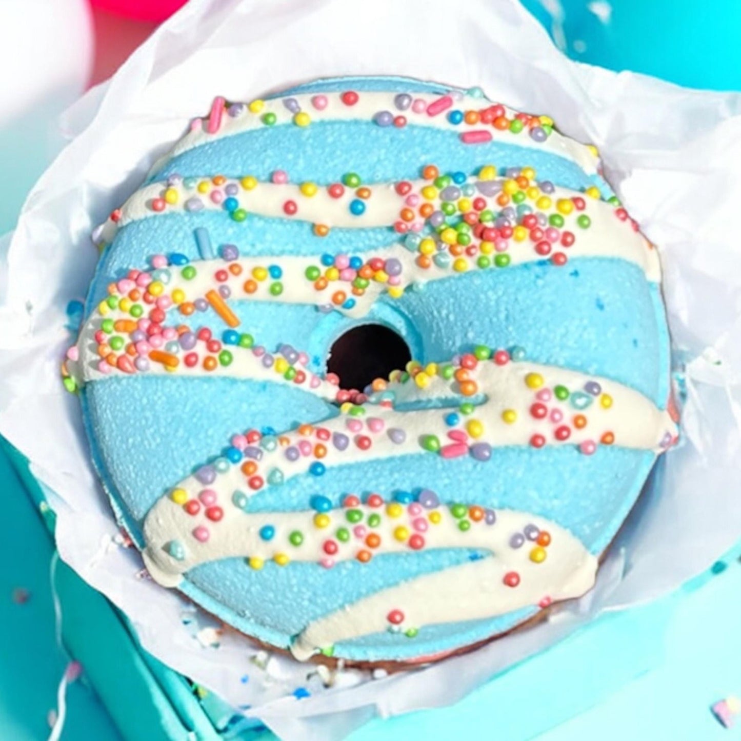 Blue Donut Bath Bomb