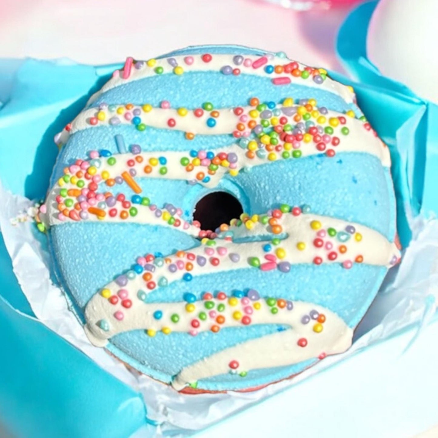 Blue Donut Bath Bomb