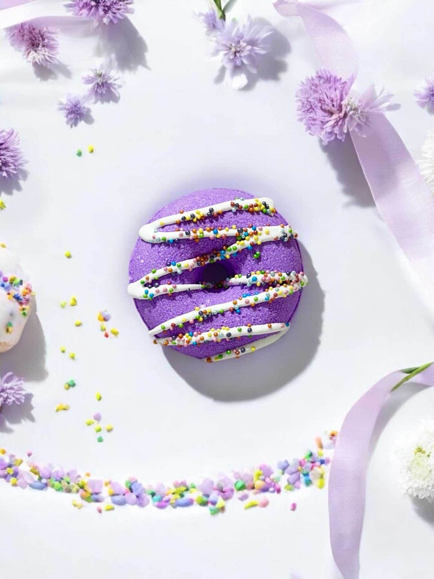 Purple Donut Bath Bomb