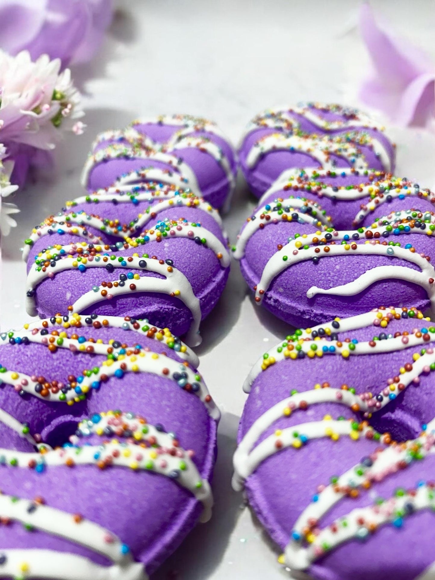 Purple Donut Bath Bomb