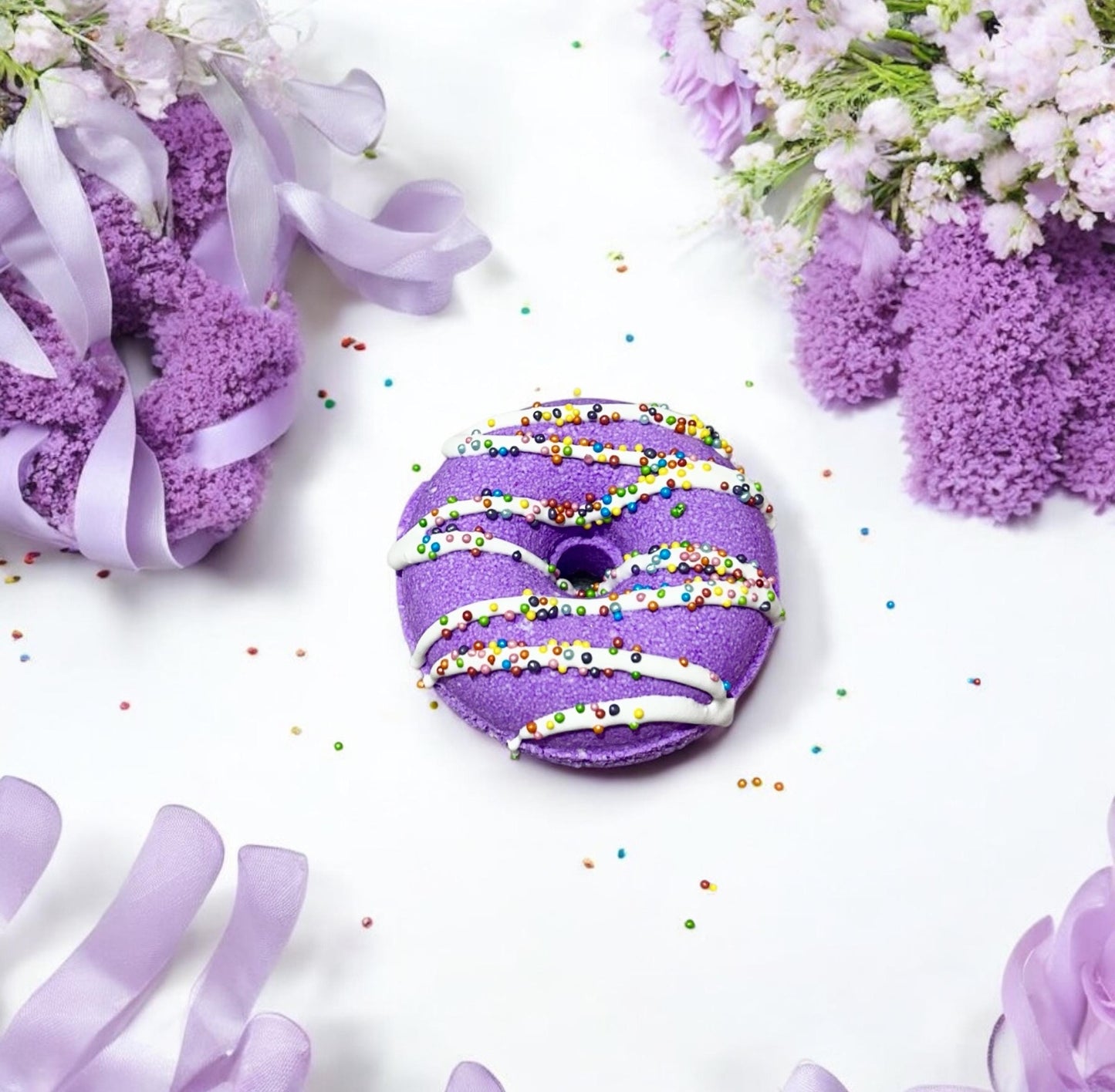 Purple Donut Bath Bomb