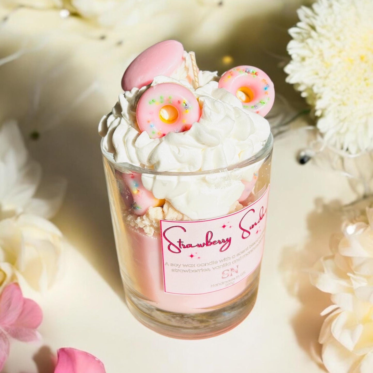 Strawberry Sundae Candle