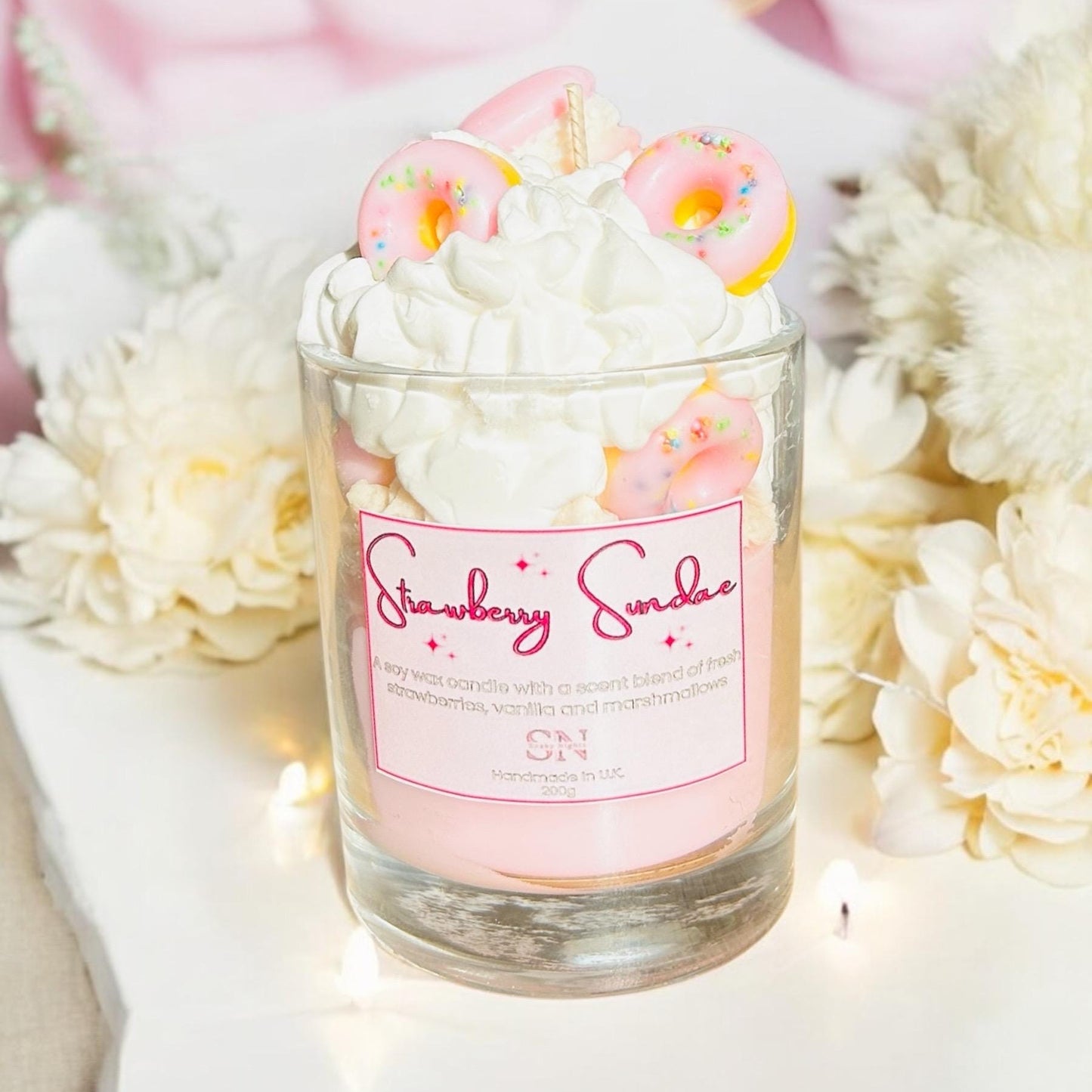 Strawberry Sundae Candle
