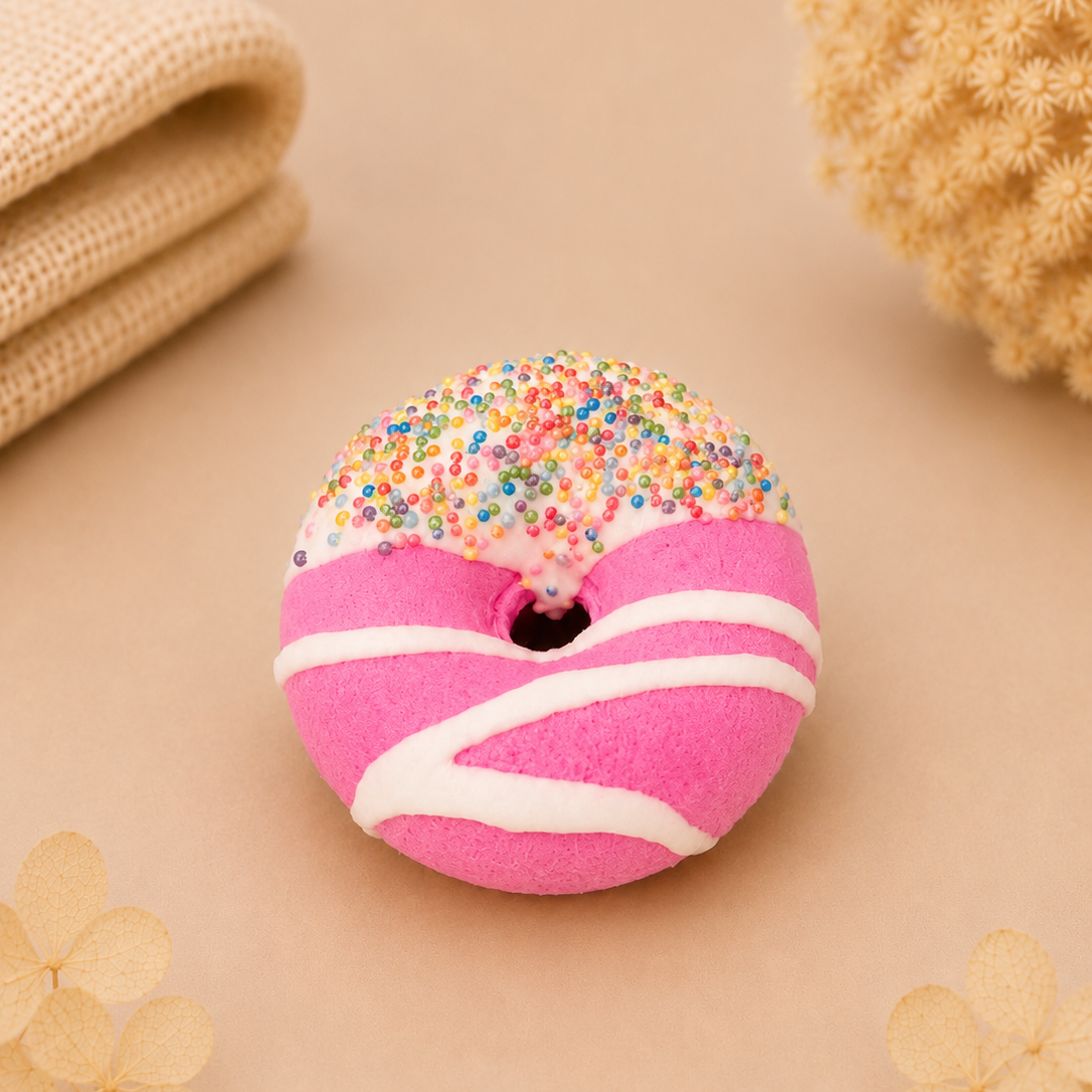Pink Donut Bath Bomb