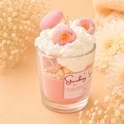 Strawberry Sundae Candle