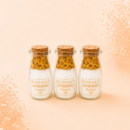 Mandarin Bath Salts Bottle