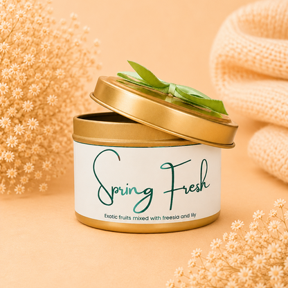 Spring Fresh Tin Candle