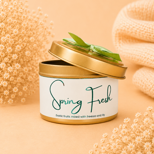 Spring Fresh Tin Candle