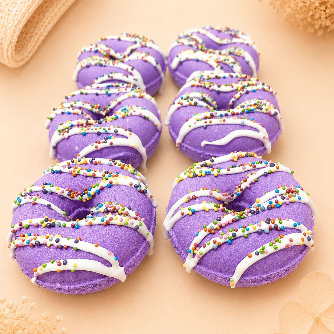 Purple Donut Bath Bomb