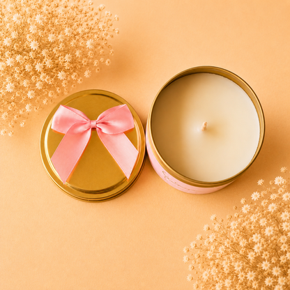 Summer Sun Tin Candle