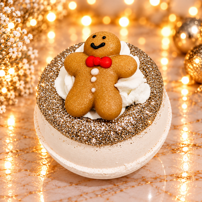 Gingerbread Man Bath Bomb