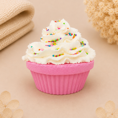 Strawberry Birthday Cake Bath Bomb