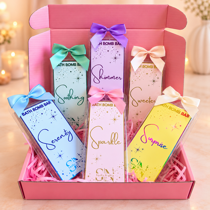 Bath Bomb Snap Bar Gift Set