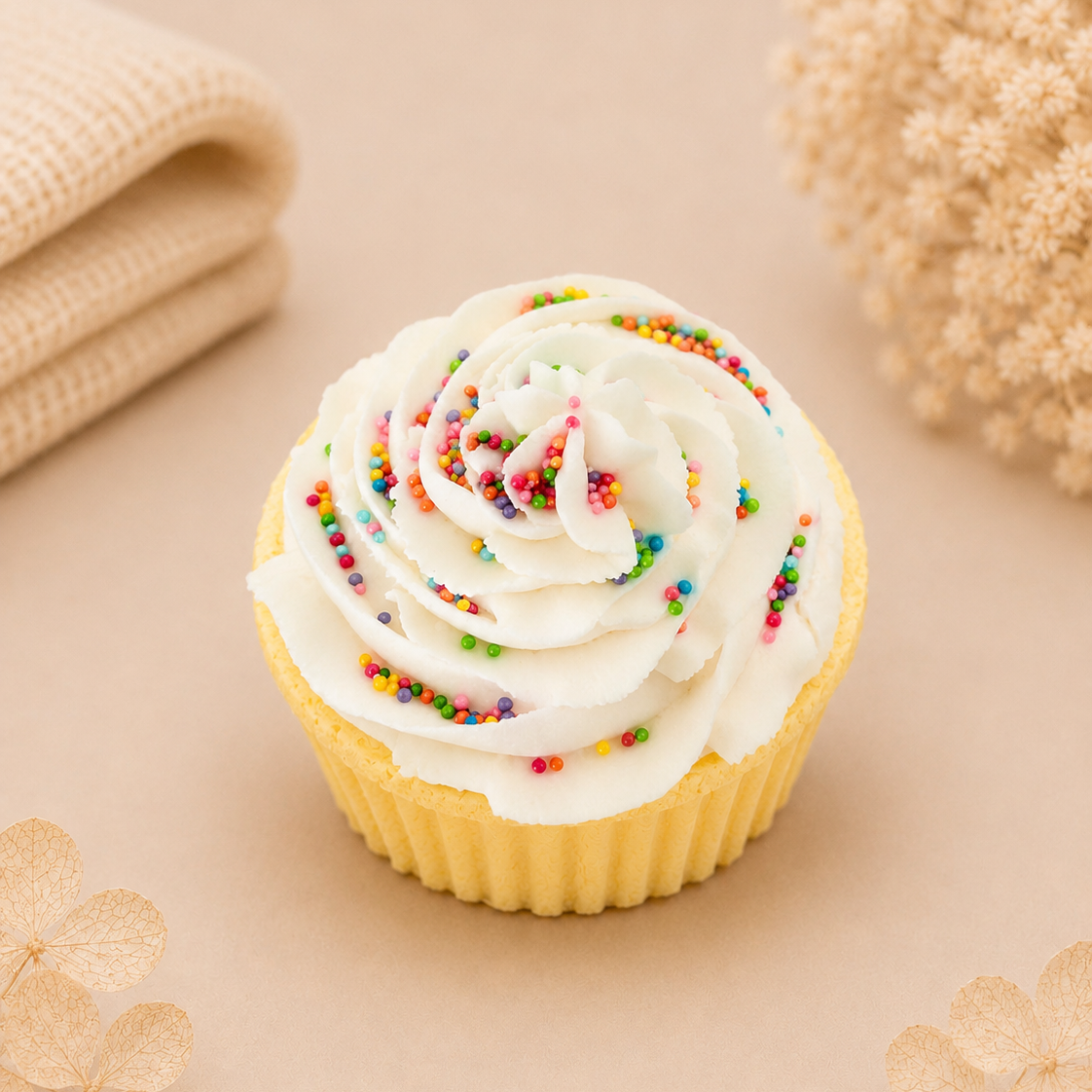 Lemon Birthday Cake Bath Bomb