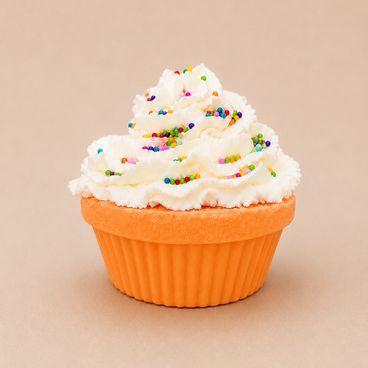 Orange Birthday Cake Bath Bomb