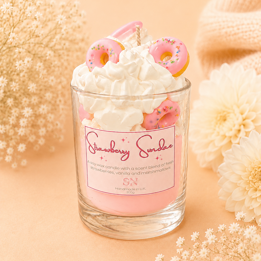Strawberry Sundae Candle
