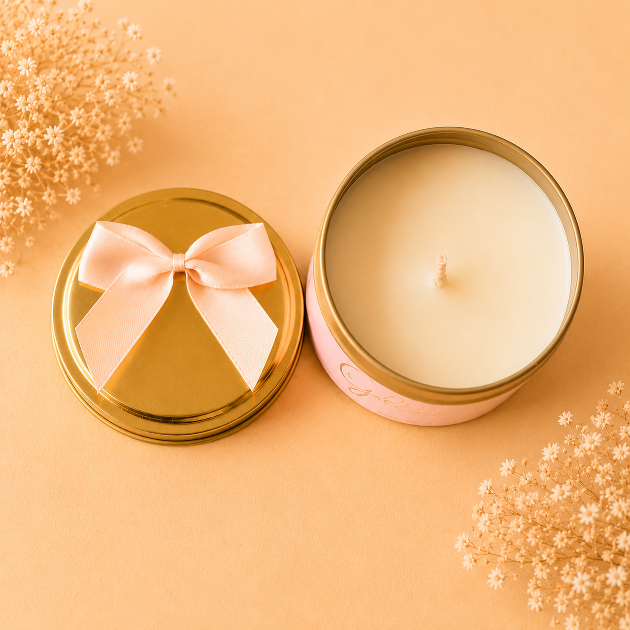 Golden Hour Tin Candle