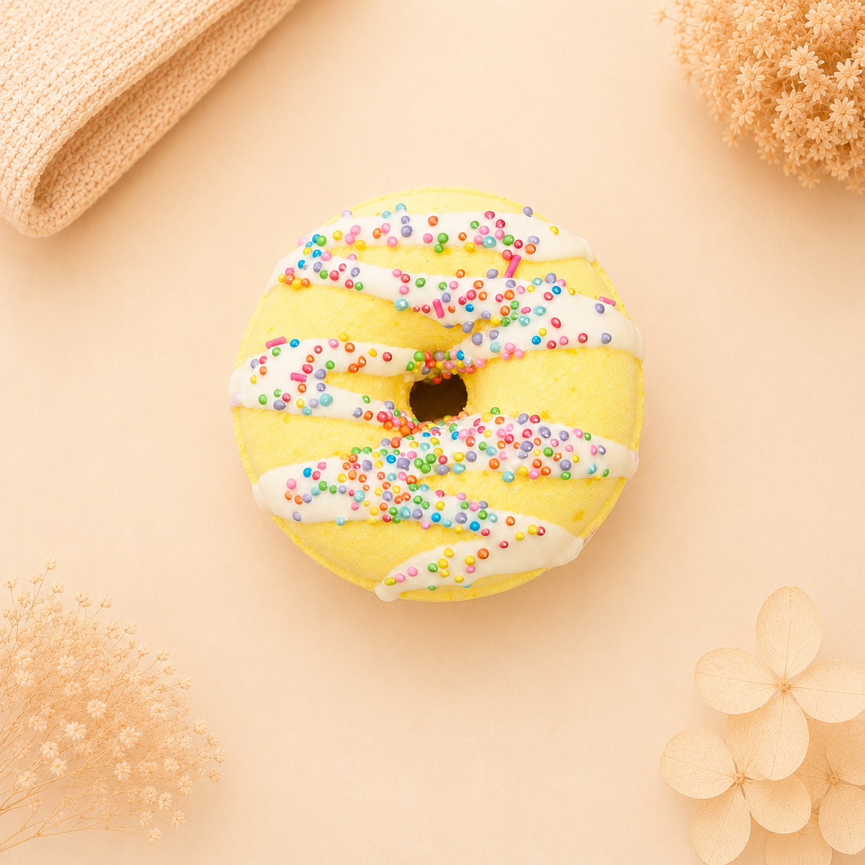 Yellow Donut Bath Bomb