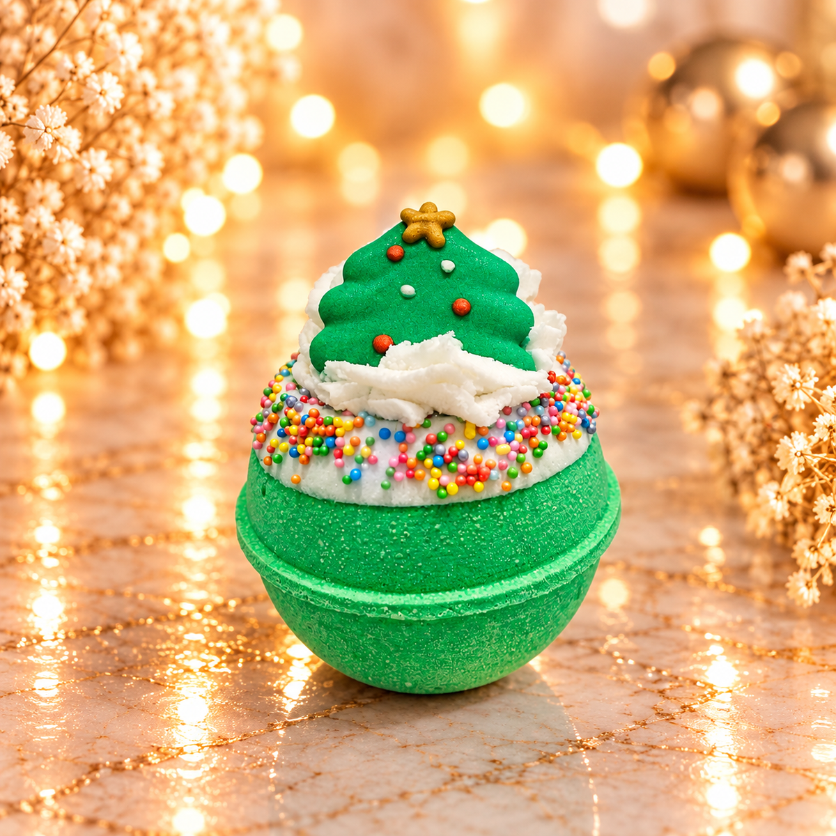 Christmas Tree Bath Bomb
