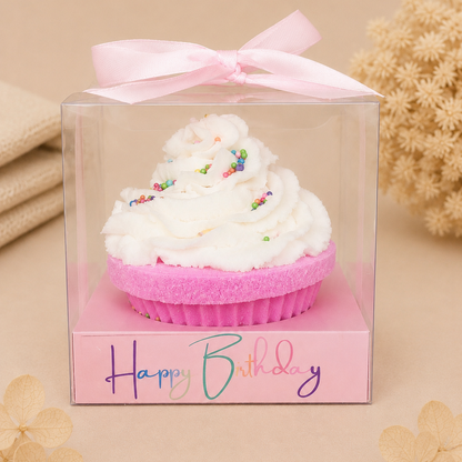 Strawberry Birthday Cake Bath Bomb