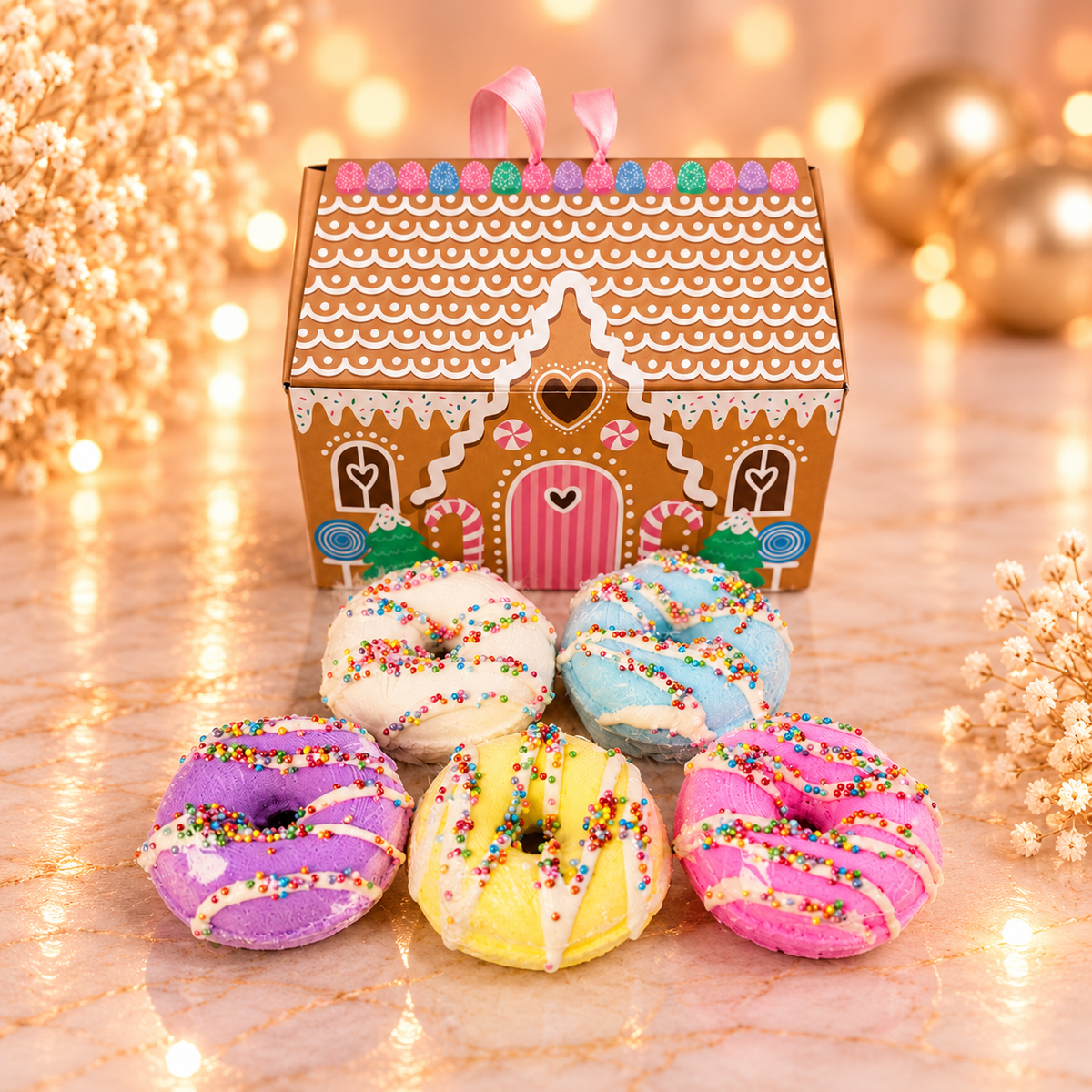 Donut House Bath Bomb Gift Set