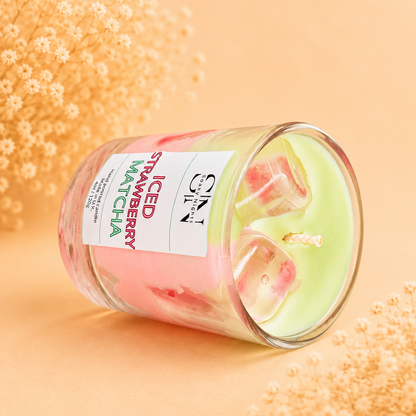 Strawberry Iced Matcha Candle