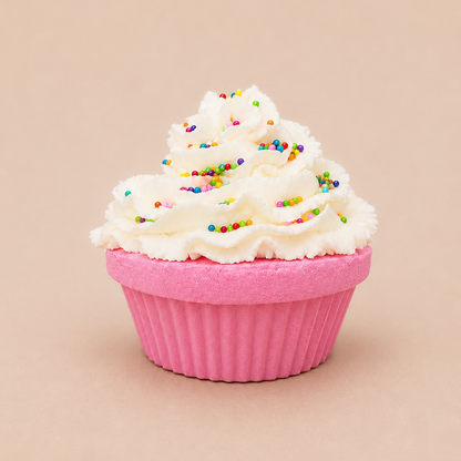 Strawberry Birthday Cake Bath Bomb
