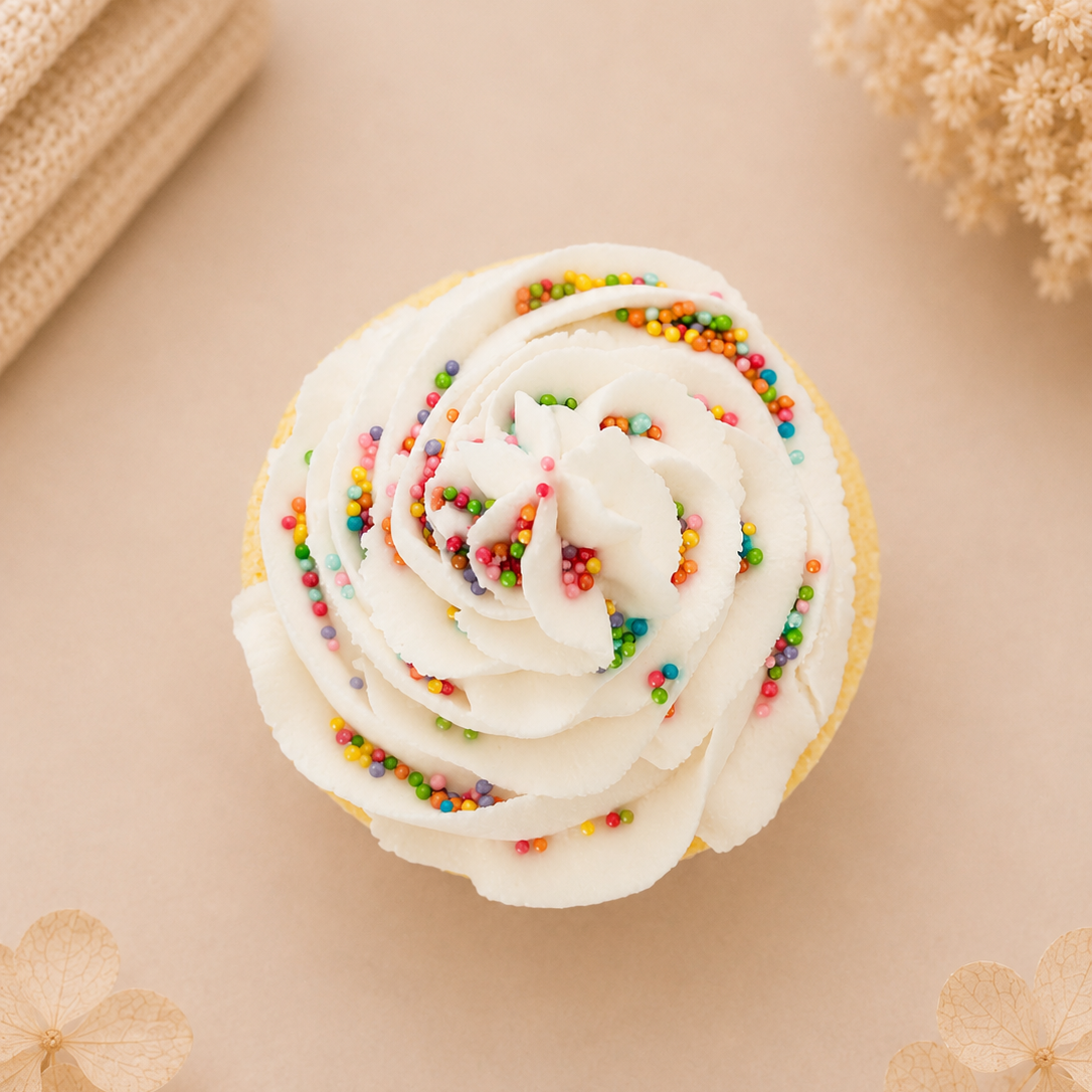 Lemon Birthday Cake Bath Bomb