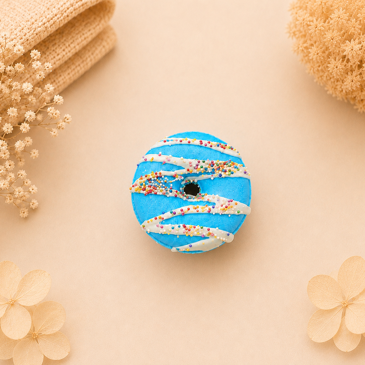 Blue Donut Bath Bomb