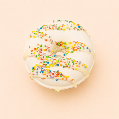 White Donut Bath Bomb