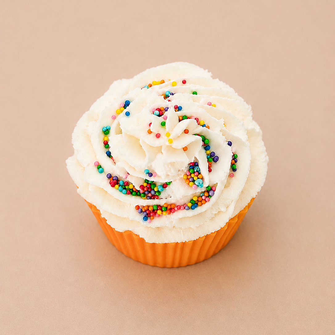Orange Birthday Cake Bath Bomb
