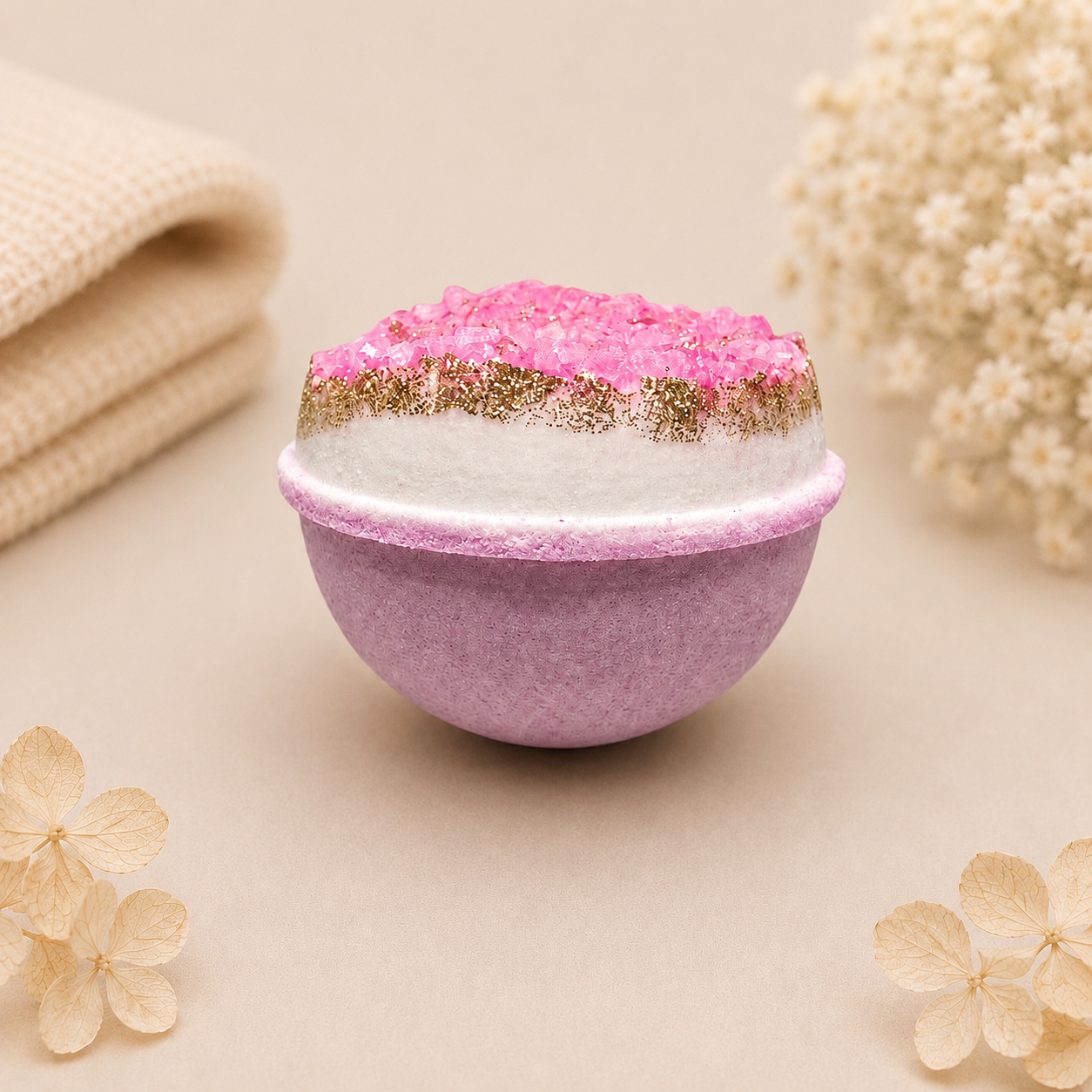 Rose Quartz Bath Bomb