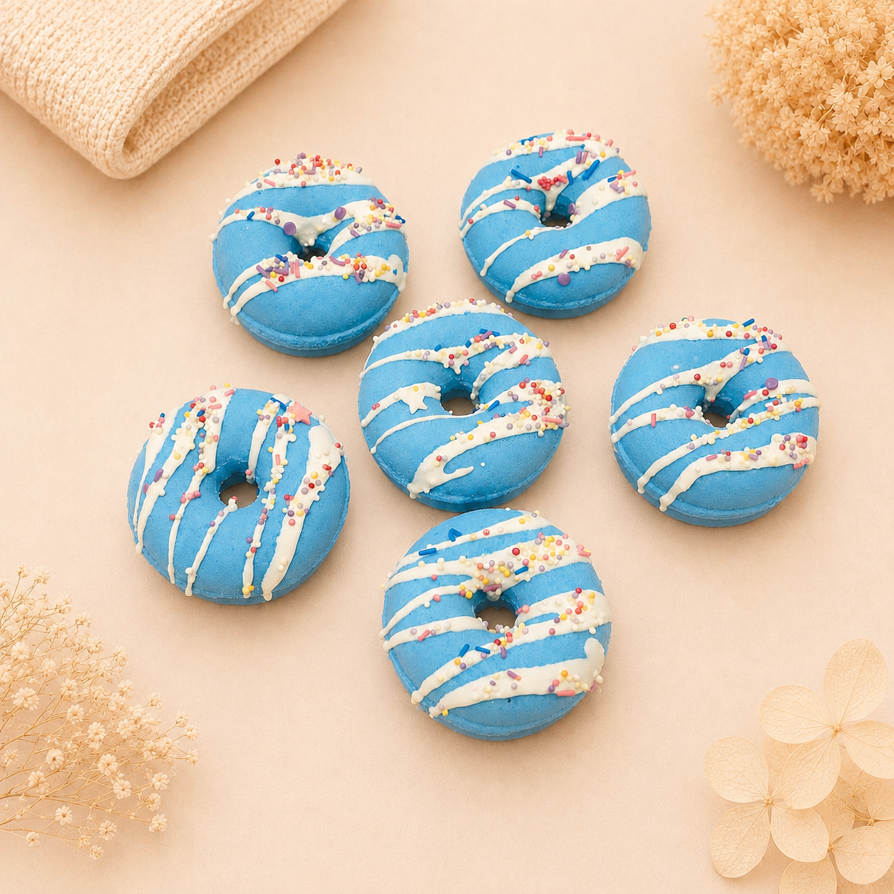 Blue Donut Bath Bomb