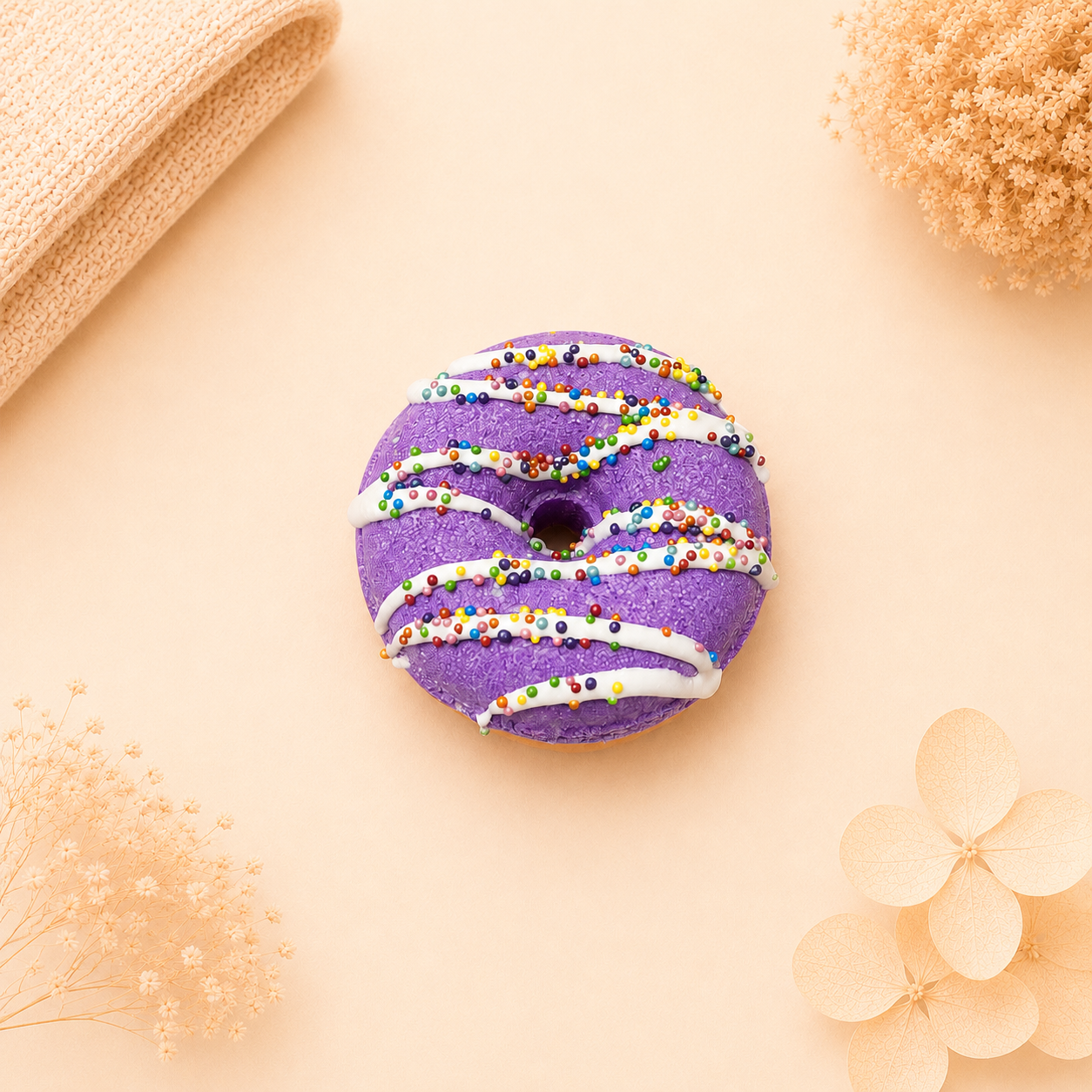 Purple Donut Bath Bomb