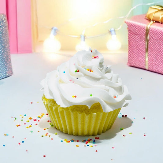 Lemon Birthday Cake Bath Bomb