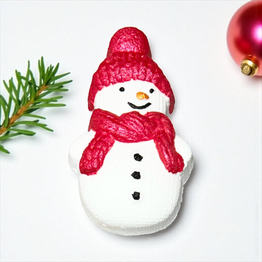 Red Snowman Bath Bomb