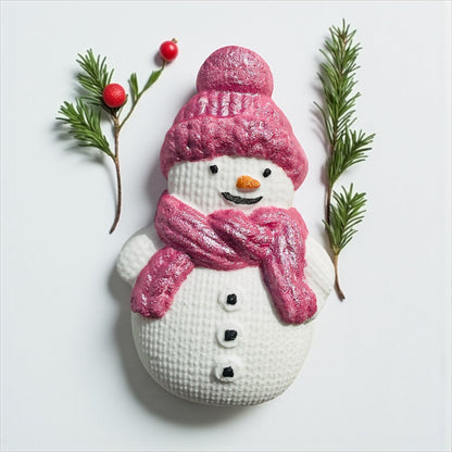 Pink Snowman Bath Bomb